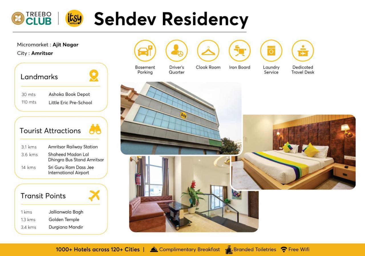Perfect Stayz Premium- Hotel Sehdev Near Golden Temple Amritsar Exterior foto